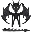 Dragon Wing Prop Set na Kinyago na Mkia - 1