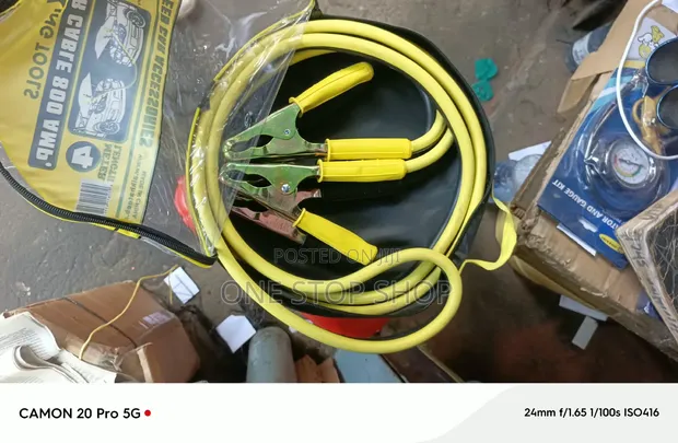 800A Heavy-Duty Jumper Cables with Insulated Clamps - 1