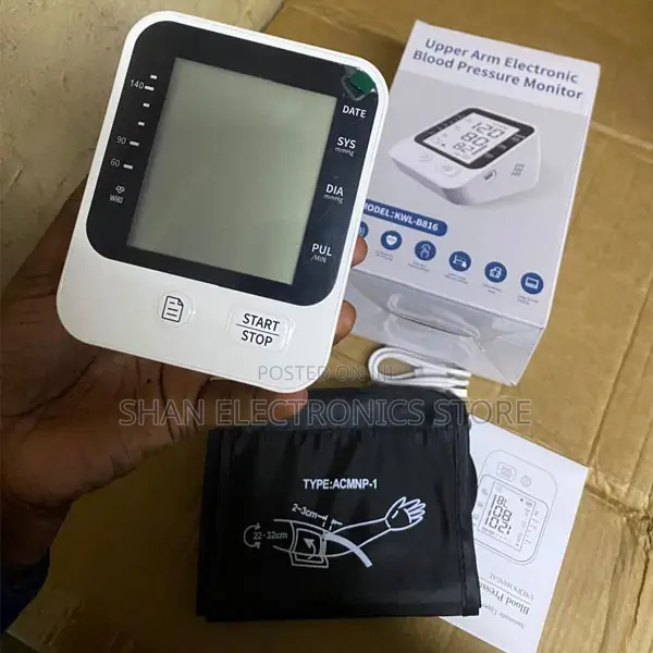 B816 Electronic Blood Pressure Monitor with Clear Screen - 1