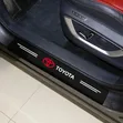 4pc Toyota Branded Waterproof Door Steps & Sills - 1