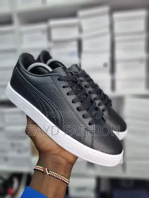 Puma Suede Leather Sneakers - Black