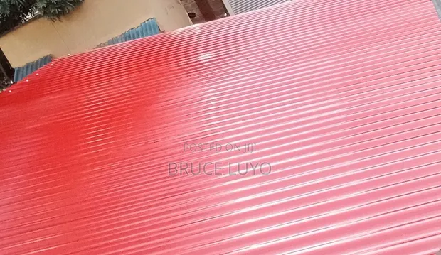 Mabati Mekundu Glossy ya Kuezekea - 1