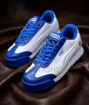 Puma Roma Blue White Sneakers