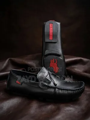 Polo Leather Loafers - Brand New