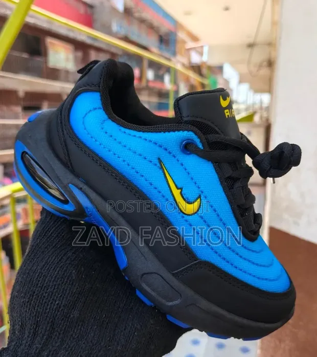 Kids Blue Nike Air Max Portal Sneakers - 1