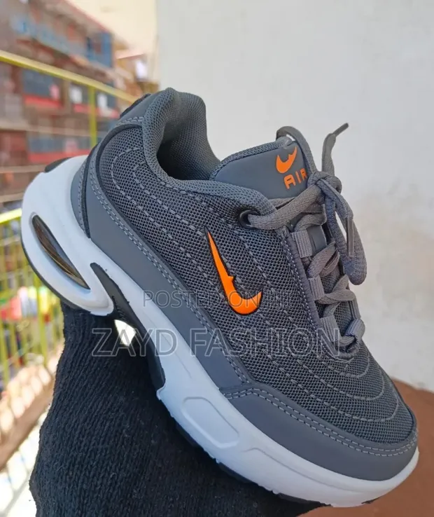 Kids Grey Nike Air Max Sneakers - 1