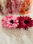 Earrings za Maua za Kitambaa cha Boho - 2