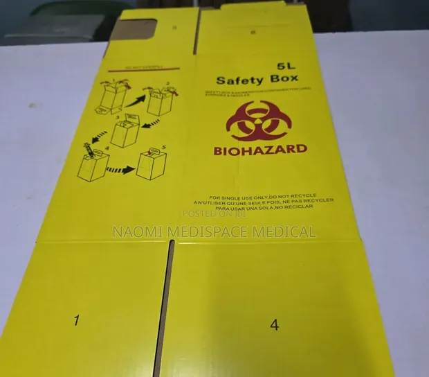 Medical Sharps Disposal Container - 1