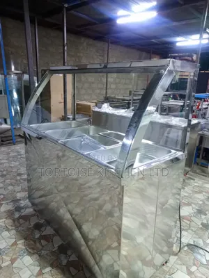 Stainless Steel Commercial Bain Marie 1.5m (4 Inserts)