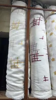 Embroidered Sheer Curtains - Floral Design - 2