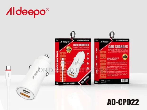 AD CPD22 30W Car Charger - Fast Charging - 1