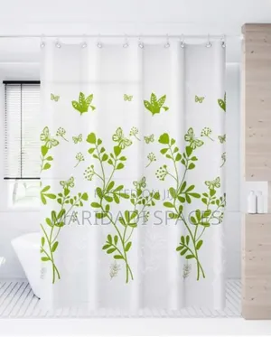 Shower Curtain ya Bafu - Space Saving Design