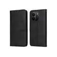 Xiaomi Redmi Note 17 Pro Max Black Retro Leather Flip Case - 1