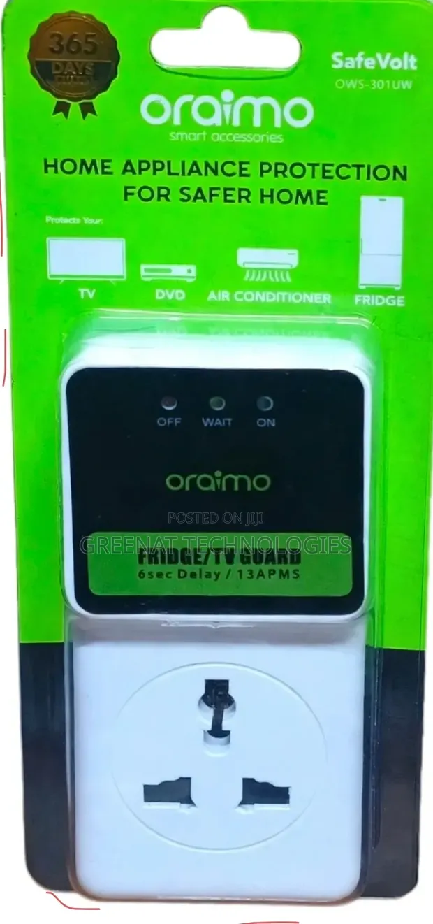 Oraimo Safevolt OWS-301UW Fridge/TV Guard 13A - 1