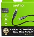 Oraimo DigiLine 100W USB-C to USB-C Cable with Real-Time Display - 1