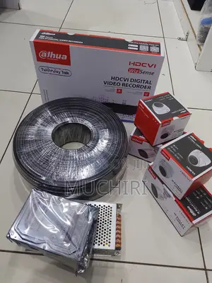Dahua Kit ya CCTV Mpya ya Channel 4 na Kamera 4 za IR