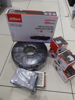 Dahua CCTV Camera 4 Channel Kiti Kamili 2MP