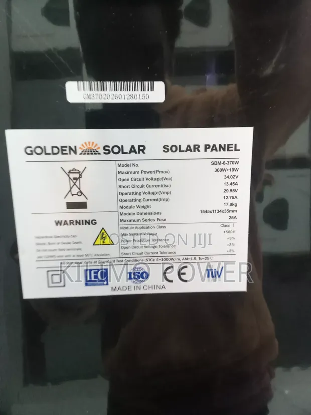 Golden Solar Panel SBM-6-370W - 1