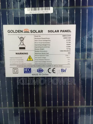 Golden Solar Panel 220W + 10W