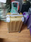 Large Fibre Suitcase Briefcase Travel Bag - 2