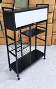 5-Layer Closed Cabinet Trolley Rack - 1