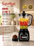 Signature Housewares Blender 2-in-1 - 2