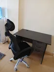 Brand New Office Desk and Headrest Chairs - 2