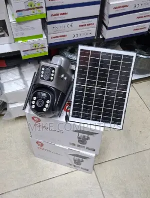 4G LTE Solar Security Camera, Dual 4MP HD PTZ