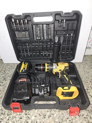 Dewalt Cordless Drill Set - 13mm Chuck, Betri 198V