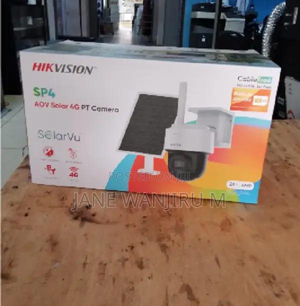 Hikvision 8MP Solar Powered Dual-Lens CCTV Camera - 1