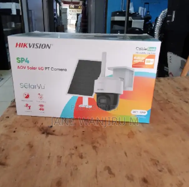 Hikvision 8MP 4G Solar CCTV Camera - 1