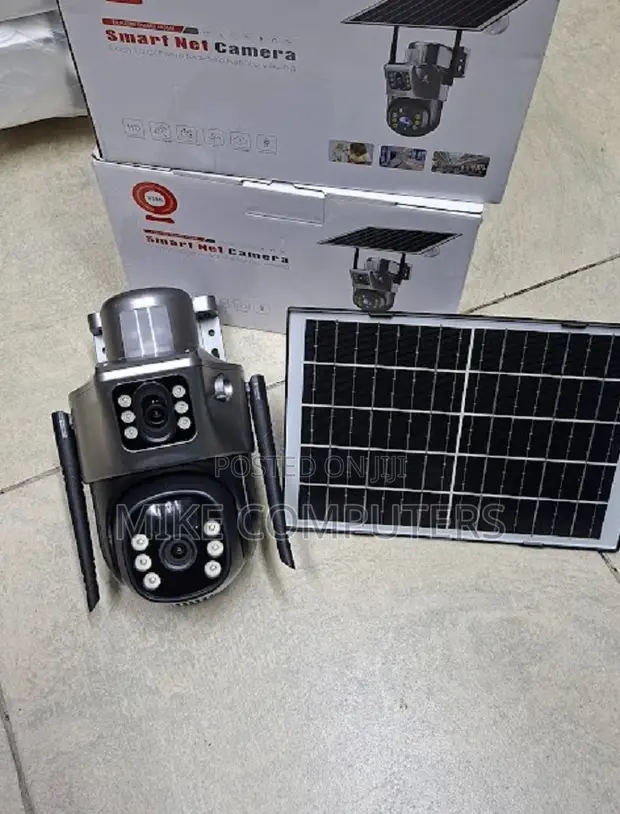 V380Pro Dual-Lens 4G Solar Powered CCTV Camera - 1