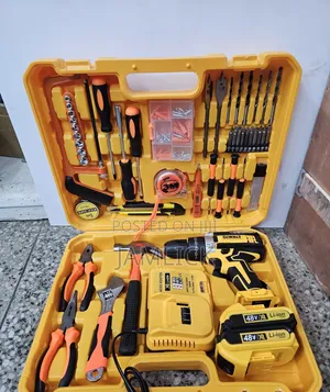 DeWalt 48V Cordless Drill Set na Vifaa 118