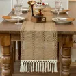 Bohemian Table Runner yenye Tassels 30x250cm - 3