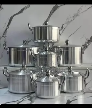 Seti ya Vyombo vya Kupikia vya Aluminium Nzito Vipande 14