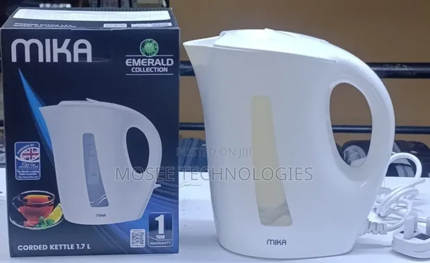 Mika 1.7L Electric Kettle - Mpya Kabisa - 1