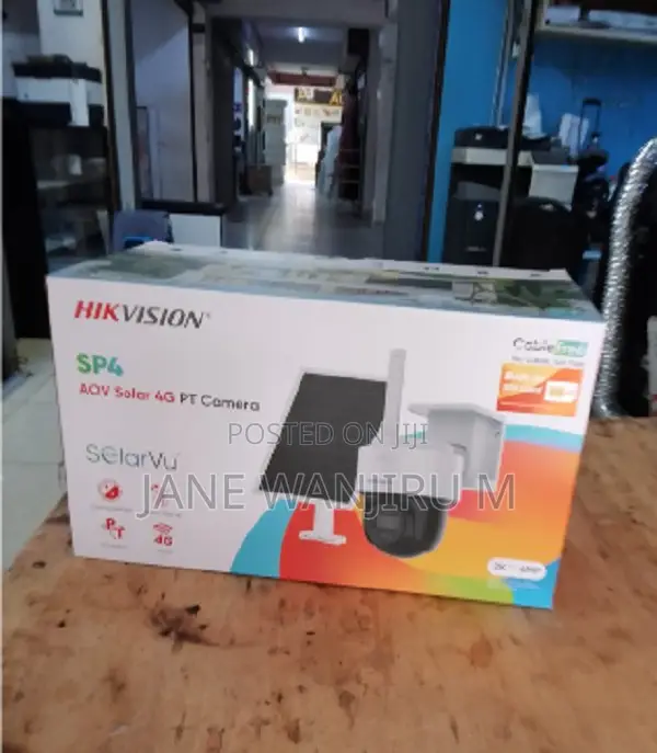 Hikvision Mpya 8MP Solar 4G Smart CCTV Camera - 1
