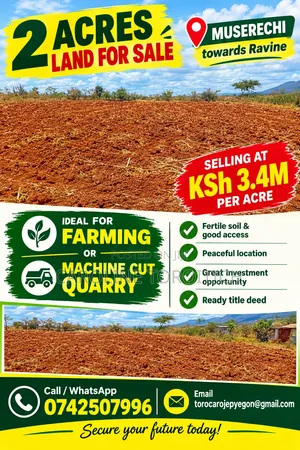 2 Acres Land for Sale in Muserechi