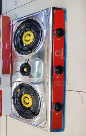 Smartpro 3-Burner Stainless Steel Tabletop Gas Stove