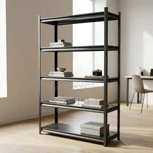 Adjustable 5-Shelf Steel Storage Rack