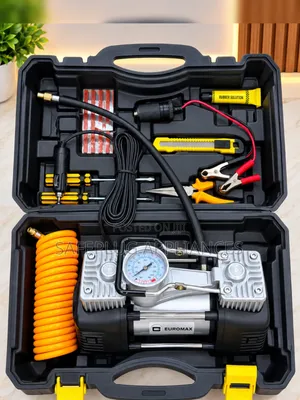 Compressor ya Hewa ya Silinda 2 na Vifaa