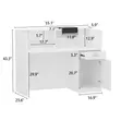 Minimalist Reception Desk - 2M White - 2