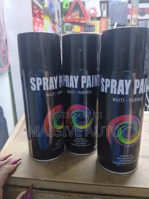 Rangi ya Kunyunyizia Nyeusi Nyeusi ya Matte