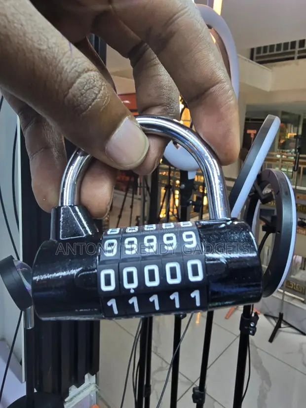 Kifungio cha Nambari 5-Digit Kisicho na Ufunguo kwa Mifuko, Lango, Kabati - 1