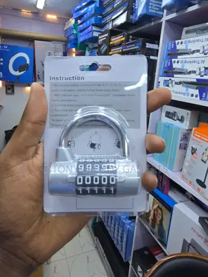 Resettable 5-Digit Combination Padlock for Home & Travel