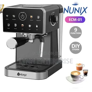 Nunix Espresso Coffee Machine - Automatic Touch Control