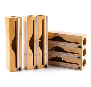 Wall Mounted Triple Foil and Wrap Dispenser