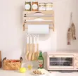 Wall Mounted Triple Foil and Wrap Dispenser - 4