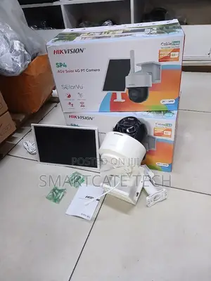 Kamera ya Usalama ya Hikvision ya Nje ya 4MP na Paneli ya Jua