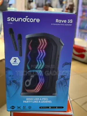 Soundcore Rave 3s Spika ya Karaoke ya 200W AI